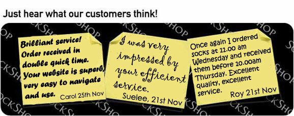 What our customers think at SockShop.co.uk- 28th Nov, 2008 What our customers think at SockShop.co.uk- 28th Nov, 2008