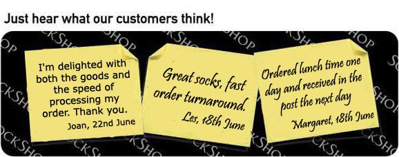 What our customers think at SockShop.co.uk - 28th June 2010 What our customers think at SockShop.co.uk - 28th June 2010