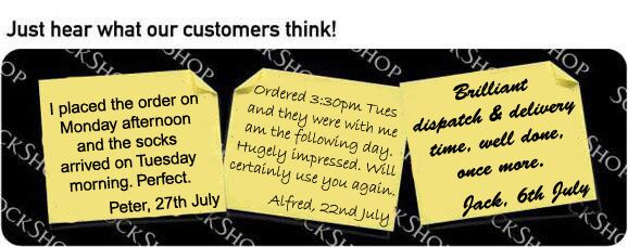 What our customers think at SockShop.co.uk - 9th August 2010 What our customers think at SockShop.co.uk - 9th August 2010