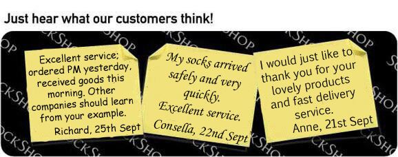 What our customers think at SockShop.co.uk- 30th September 2009 What our customers think at SockShop.co.uk- 30th September 2009