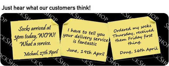 What our customers think at SockShop.co.uk - 4th May 2010 What our customers think at SockShop.co.uk - 4th May 2010
