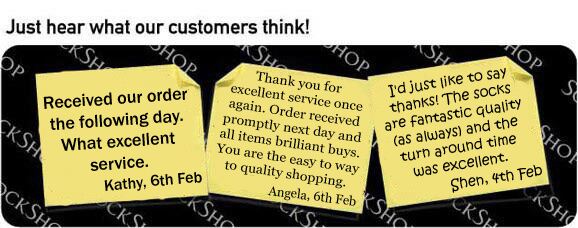 What our customers think at SockShop.co.uk- 8th February 2010 What our customers think at SockShop.co.uk- 8th February 2010