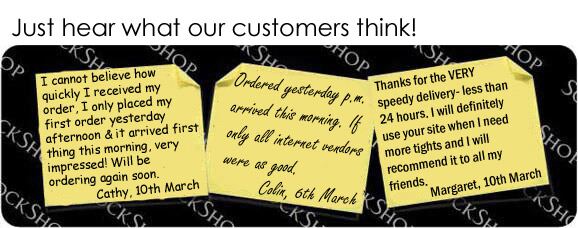 What our customers think at SockShop.co.uk- 13th March, 2009 What our customers think at SockShop.co.uk- 13th March, 2009