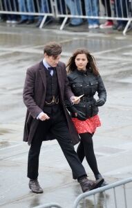 Tights on the Dr Who set