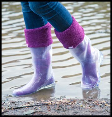 Transparent Wellies