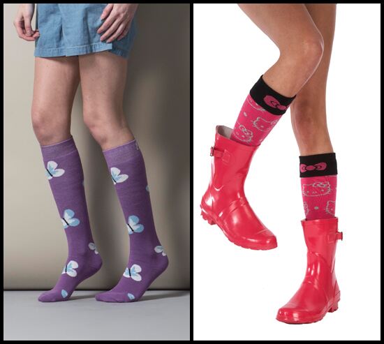 Welly Socks Wellie Socks for Wellington Boots Overknee Socks Festival 