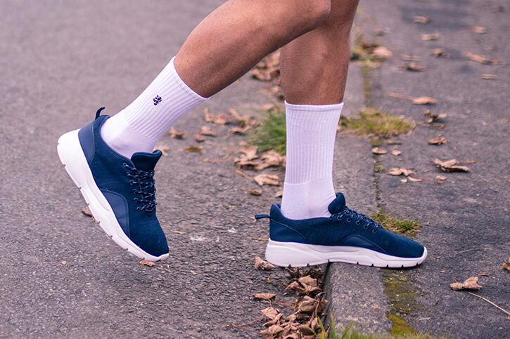 Men's Style Tips: White Trainers and Colourful Socks - London Sock