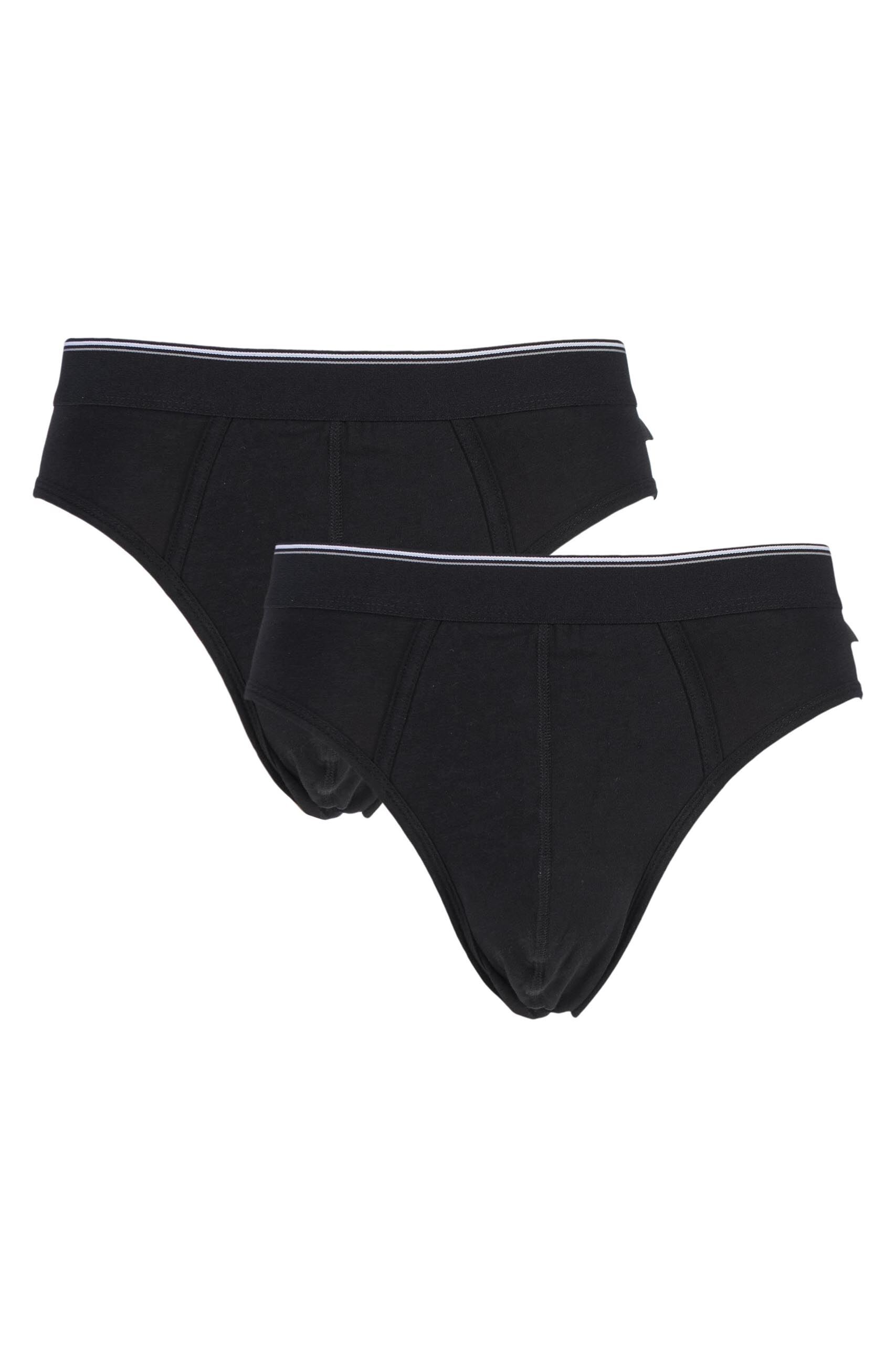 Image of 2 Pack Black Slip Briefs Men's Small - Farah
