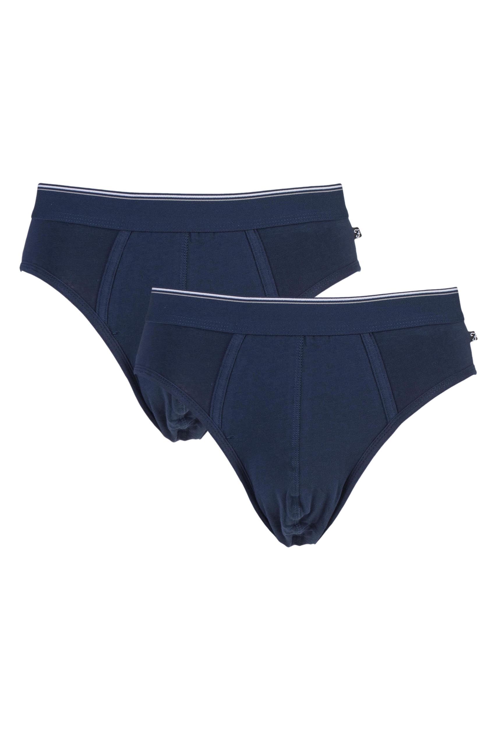 Image of 2 Pack Navy Slip Briefs Men's XXXXX-Large - Farah