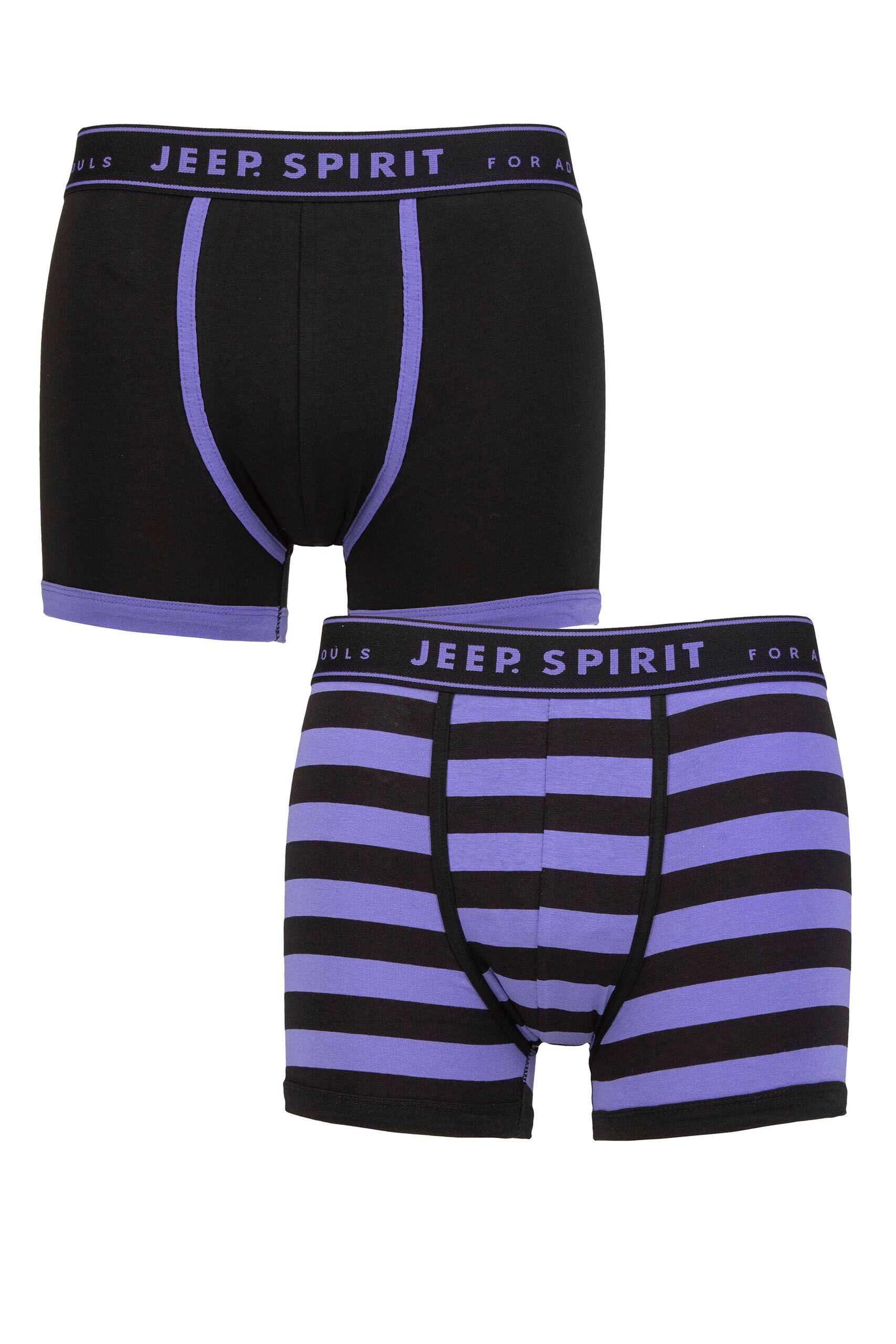 Broad Stripe Black / Purple