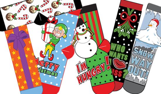 Christmas sock designs 