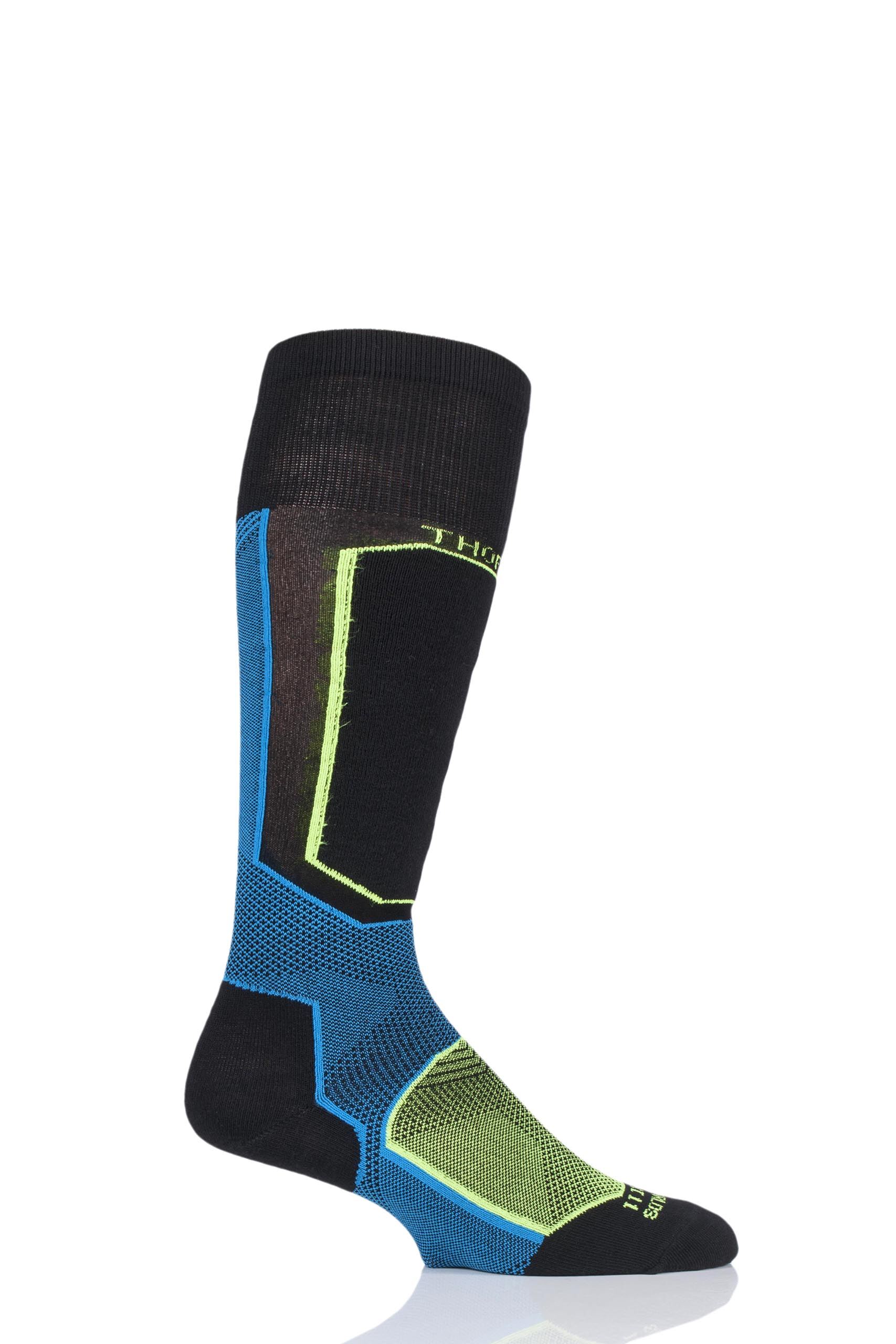 Image of 1 Pair Charged Raven Extreme Ski Socks Unisex 10-11 Unisex - Thorlos
